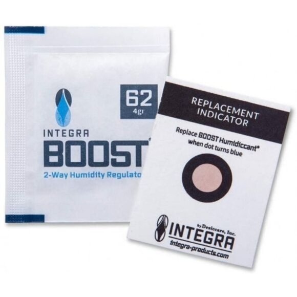 Boost 2-way 62% Humidity Regulator 15 8g Packs w/ Replacement Indicator Card NWT - Picture 1 of 5